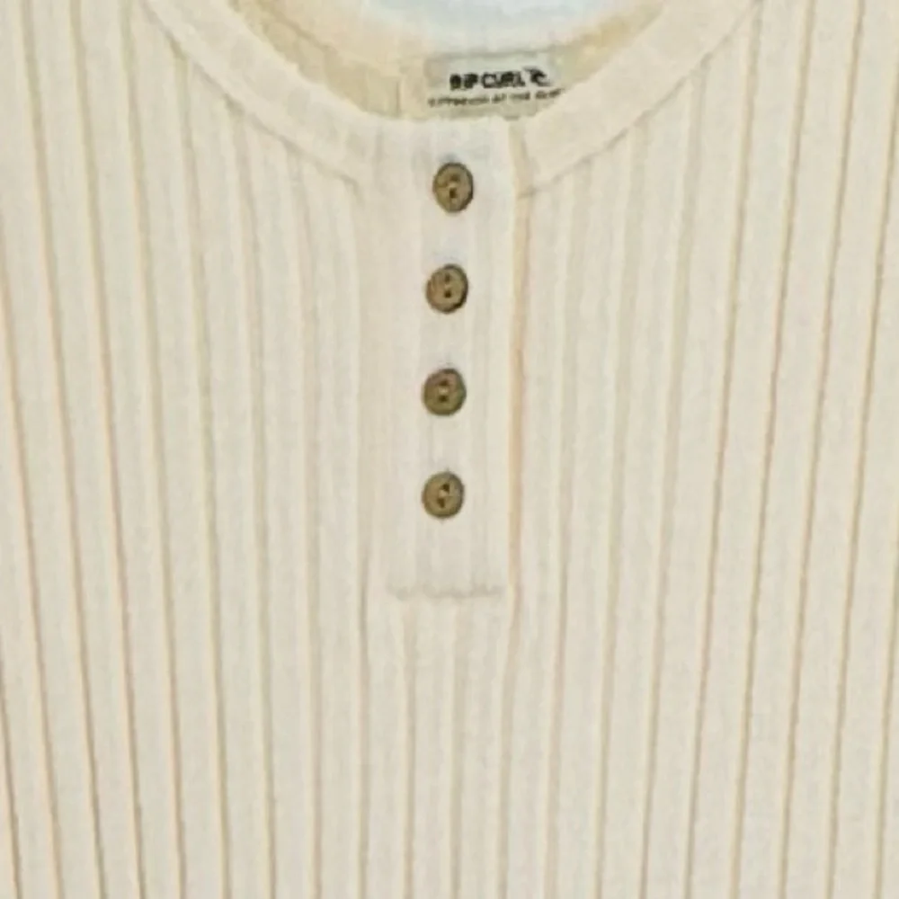NWOT Rip Curl Cozy Jumpsuit- cream cozy fuzzy elastic waist ribbed .Size XL - Picture 6 of 14